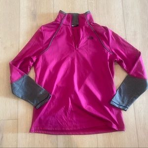 The North Face sweater zipped pink XL